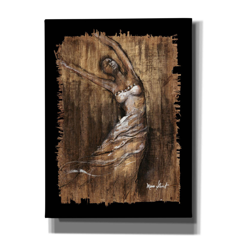 «Graceful Motion II» par Monica Stewart, H 24 po x l 20 po x P 0,75 po