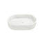 Natural Marble Bathroom Vessel Sink, 600X400xh150 Mm, Unique Appearance With Imperfections, Build Quality Oval White Sink For Bathroom, Smooth Surface, Luxury Design Elements