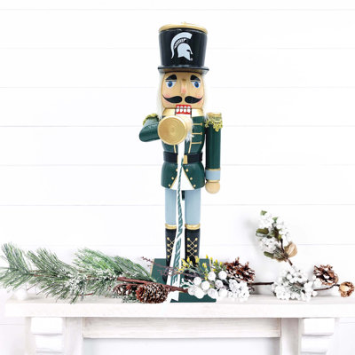 NCAA 14" College Spirit Bugler Nutcracker
