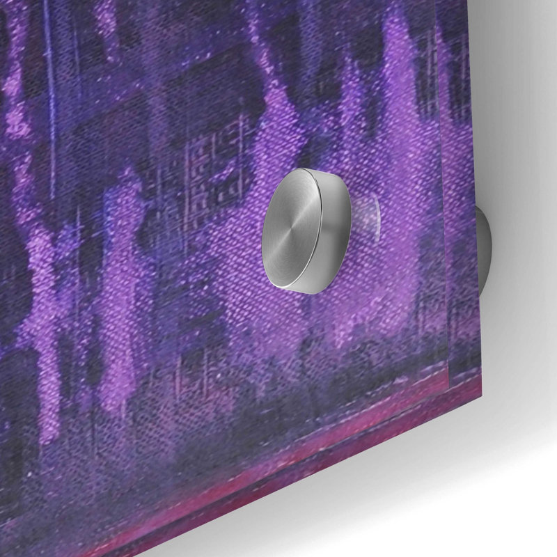 «Purple Rain I» par Erin Ashley, H 48 po x l 16 po x P 0,2 po