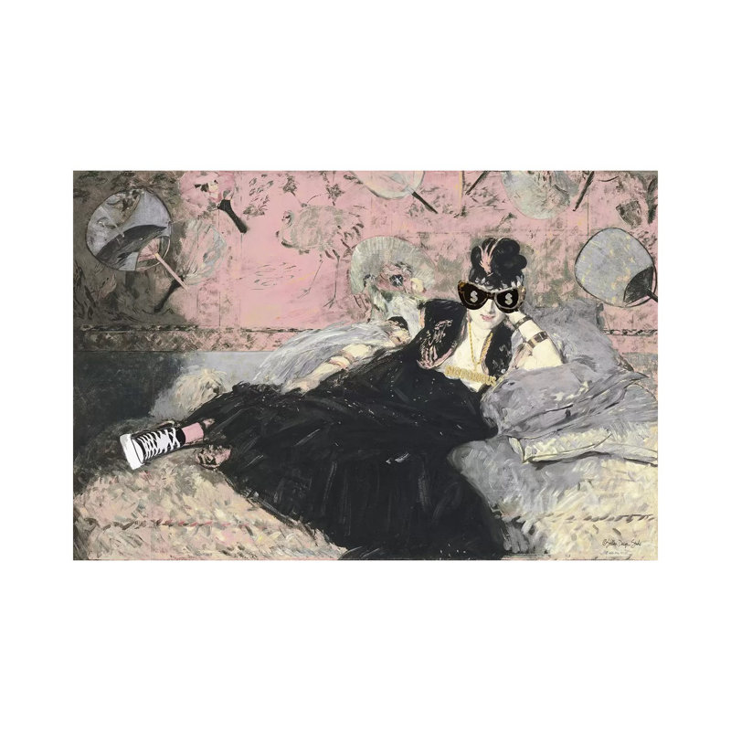 Not Today - Print on Canvas, 66.04cm H x 101.6cm W x 3.81cm D, Wrapped Canvas