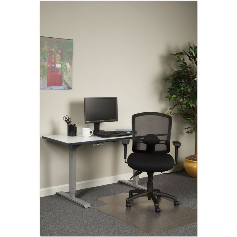 Adjustable Ergonomic Mesh Office Chair with Tilt and Swivel, Black