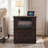 Aldama 23" Tall Rotating End Tables with Storage Drawer and Built-in Outlets-444249566