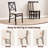 Padded Stackable Folding Dining Chairs with Solid Wood Frame-78947946