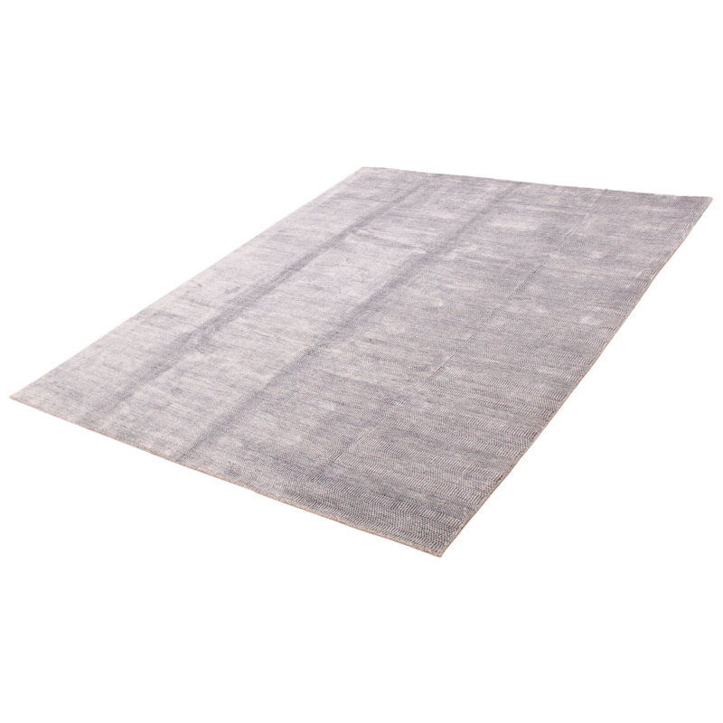 Tapis gris nouvel âge unique 8 pi x 10 pi 3 po Petronilla