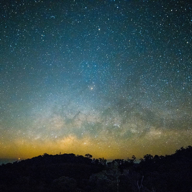 Milky Way - Photographie sur toile tendue, H 12 po x l 12 po x P 1 po