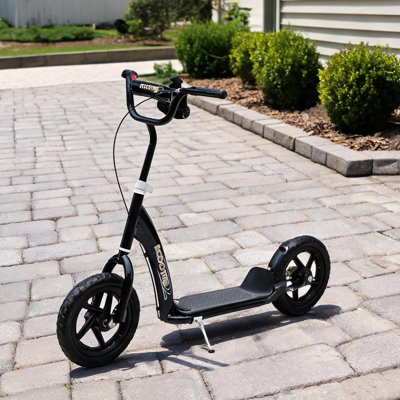 Scooters pour enfants combinant les 5 à 12 ans et le scooter des pieds en acier noir de jais avec espace extérieur et conception réglable