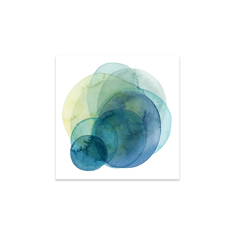 «Evolving Planets IV» par Grace Popp - impression non encadrée, H 24 po x l 24 po x P 0,25 po