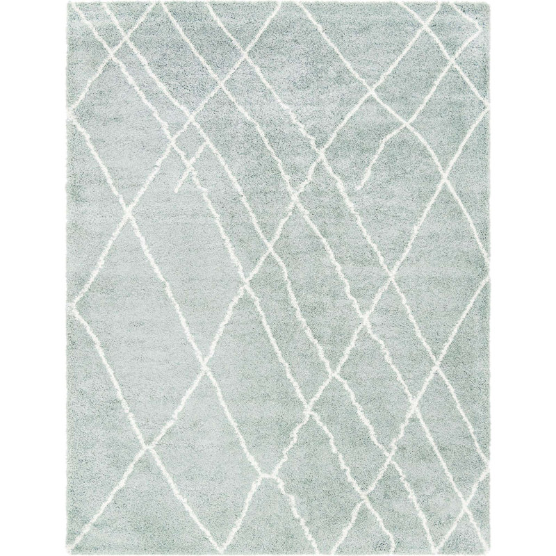 Striped Indoor Rug, Rectangle 9' x 12'2"