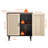 Rattan Storage Cabinet with Magnetic Doors and Adjustable Shelves-948351022-948351021