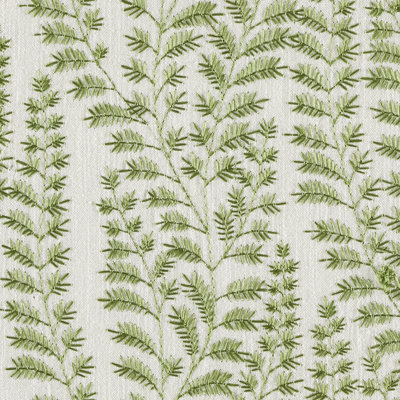 Botanica Elda - 57" Emboidered Linen Blend Drapery Fabric by the Yard