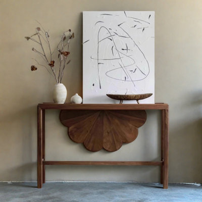 New Chinese Style Solid Old Elm Wood Console Table