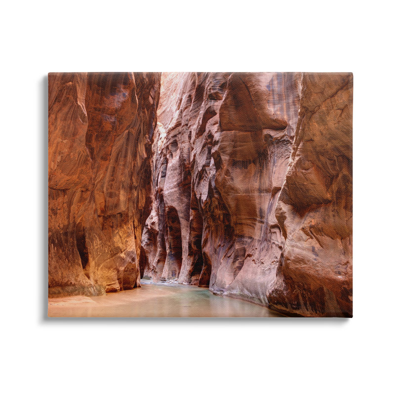Conception d'art sur toile Stupell Industries Zion Park par Lena Owens, H 16 po x l 20 po x P 1,5 po