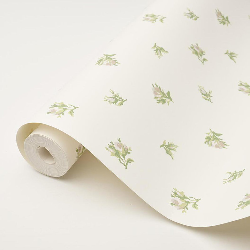 Margie Floral Wallpaper, Gris