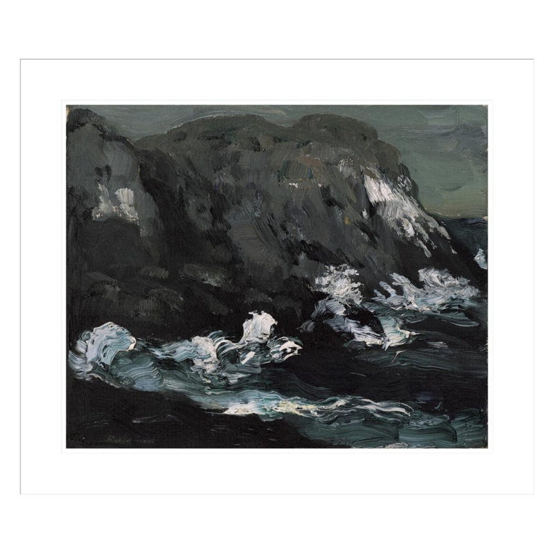«Monhegan Island» par Robert Henri, impression giclée encadrée, H 23,5 po x l 27,37 po