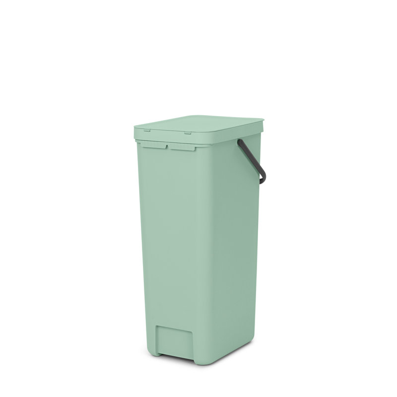 Brabantia Sort & Go 40 Litre Rubbish Bin, Jade Green