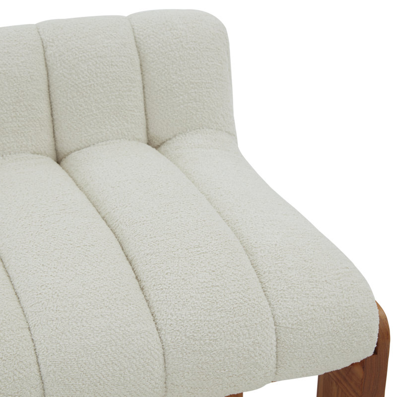 Zayne Boucle, Noyer, Tabouret de bar (hauteur du siège 28 po)