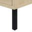Étagère à chaussures en rotin 3 portes, armoire de rangement pour chaussures moderne autoportante, pour vestibule-130832956