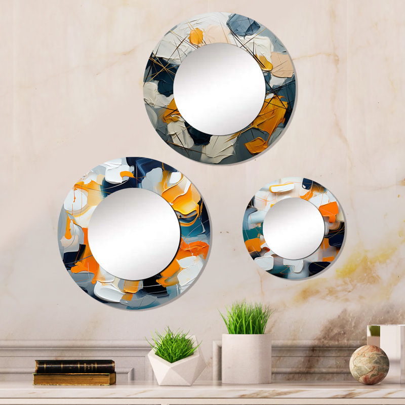 Giunta Metal Round Mirror