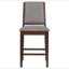 Chaise de comptoir rembourrée Allen Mango Oak (ensemble de 2)