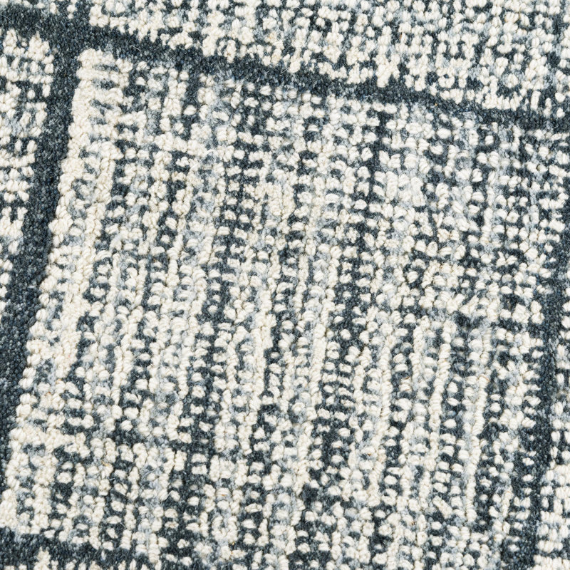 Tapis 100% laine touffeté à la main, Rectangle 8 pi 6 po x 11 pi 6 po