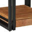  Bedside Cabinets Set Of 2 Brown Solid Acacia Wood