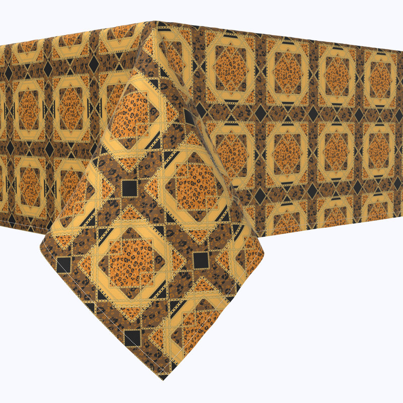 Wyton Geometric Tablecloth, 120" x 60"