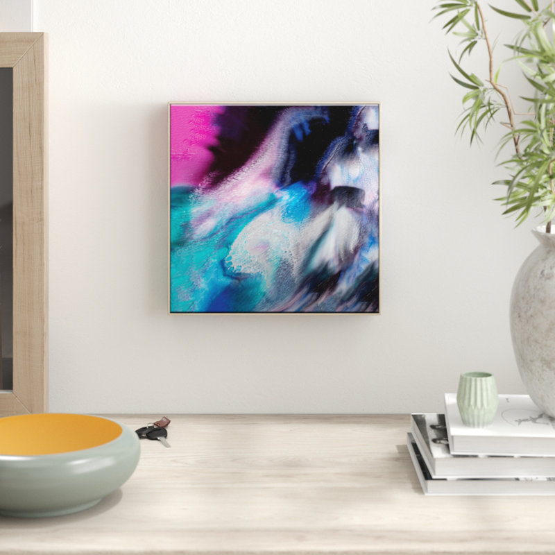 Olivia Collins - Painting on Canvas, Timber, 61cm H x 61cm W