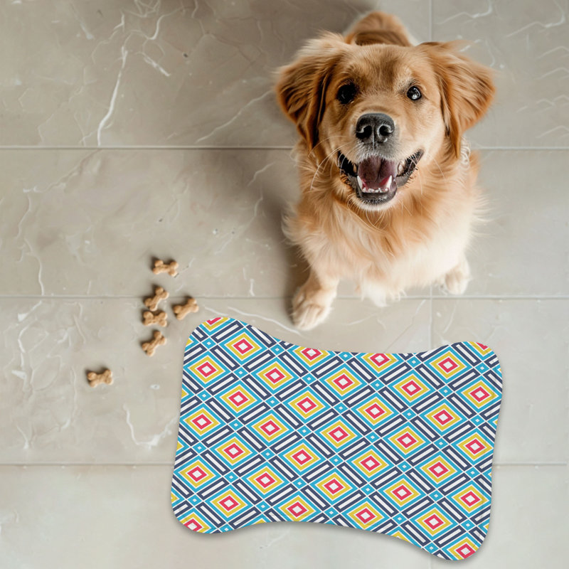 Tile Scarlet - Tapis d'alimentation en os 1 pièce
