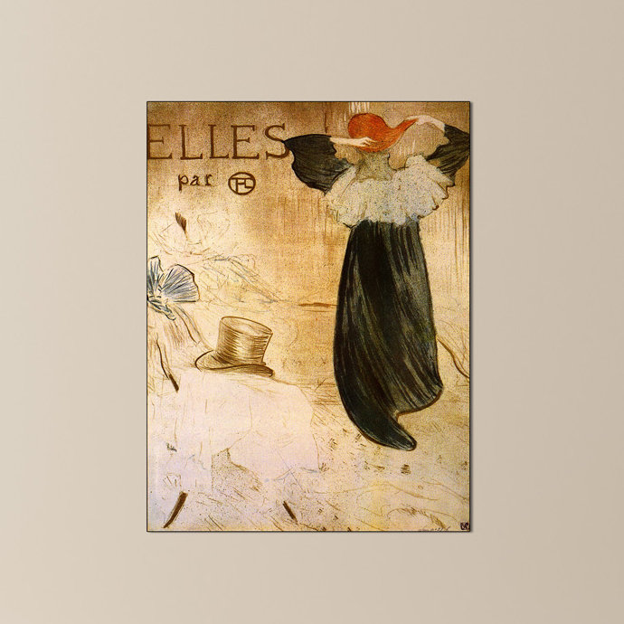 Henri De Toulouse-Lautrec - Wrapped Canvas Painting, 80cm H x 60cm W x 1.8cm D