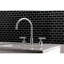 Robinet de salle de bain espacé Kingston à deux poignées et 3 poignées avec bonde escamotable en laiton Kingston-40402466
