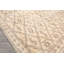 Tapis marocain moderne en laine noué à la main ivoire 9 pi 4 po x 12 pi 1 po