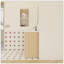 Meuble-lavabo autoportant modulaire de 36 po avec plateau de lavabo en résine 36 po, chêne clair, 2 pièces (24 po 2 portes + 12 po 1 porte), armoire KD, avec poignées en aluminium noir et brossé