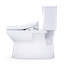 Toilette allongée deux pièces à hauteur universelle 1,28 GPF avec CEFIONTECT, coton blanc TOTO Glaston WASHLET + s2 - mW4723346CEFG # 01