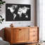 "Art mural carte noir et blanc"-1467544176