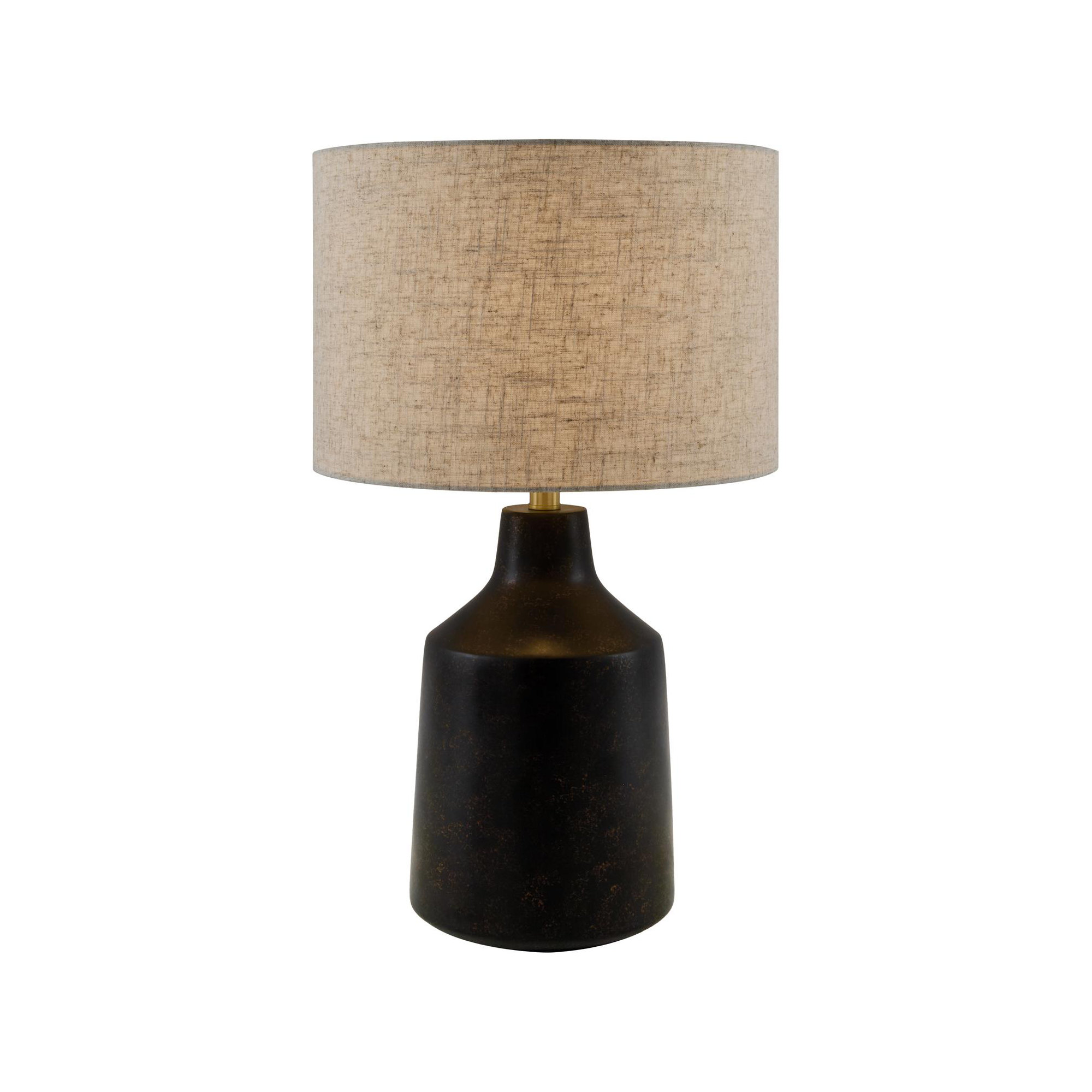 Lockwood Table Lamp, Tan, Black