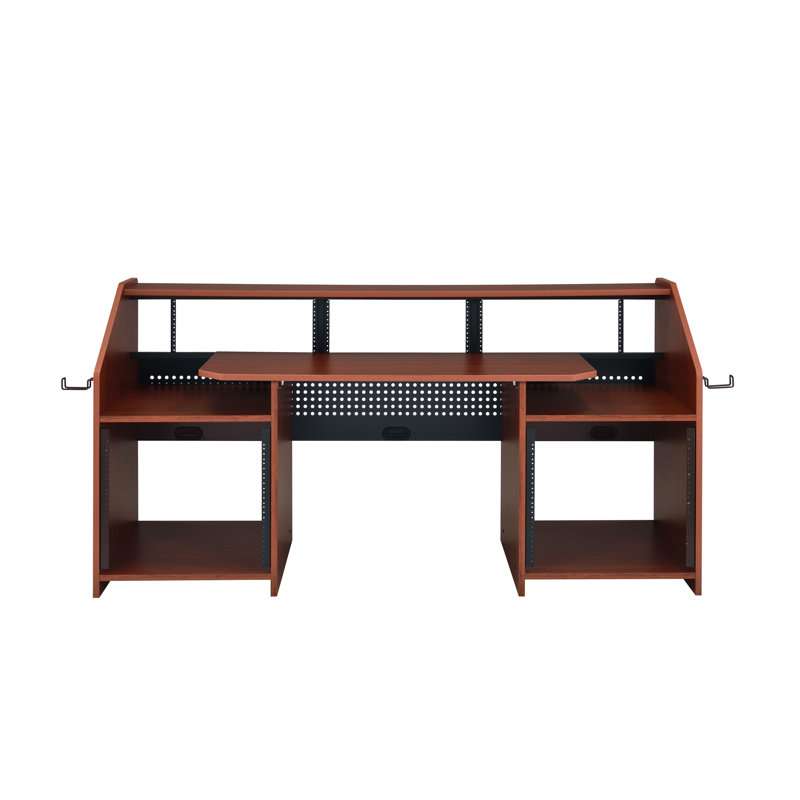 Bureau de musique Cherry avec support pour écouteurs, Cerisier