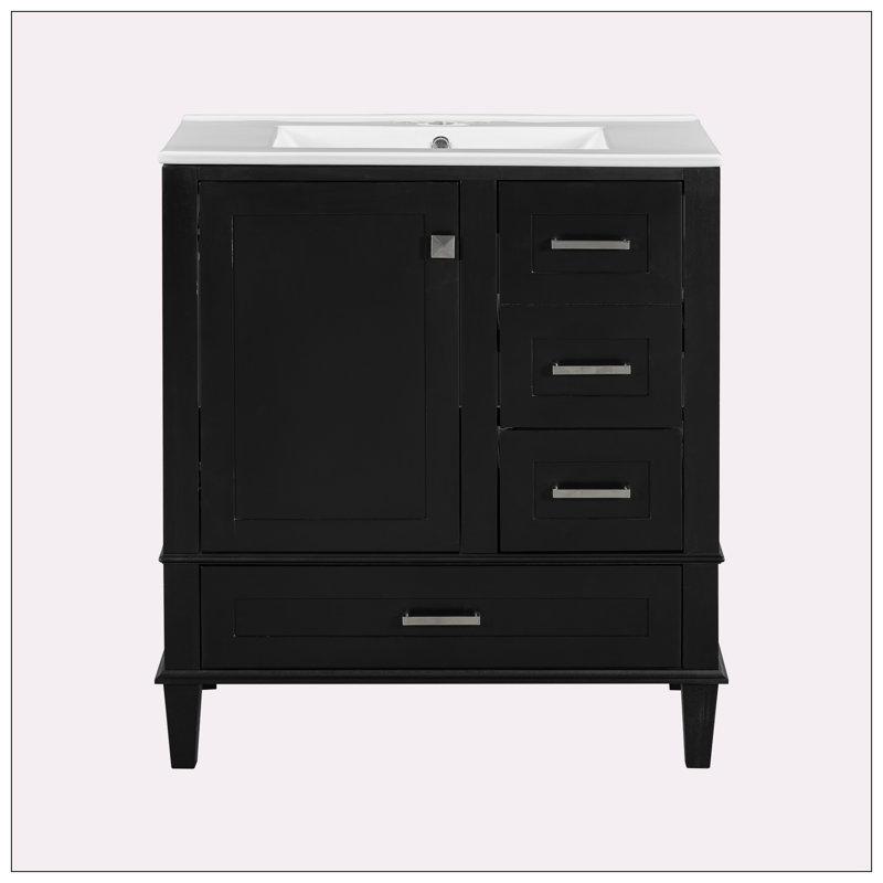30" Bathroom Vanity with Sink Combo Set