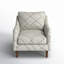 Fauteuil à oreilles en polyester Concannon-644570184-644570185