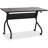 Rectangle Flip Top 23.63'' L Training Table with Casters and Modesty Panel and Cable Management-73574290-21869754-21869753