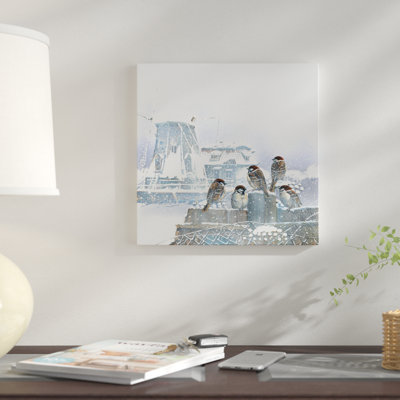 «Birdies and Windmill», impression sur toile