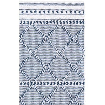 Tapis bleu marine / ivoire Woodbury