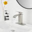 Waterfall Single Hole Bathroom Faucet with Drain Assembly-81641106