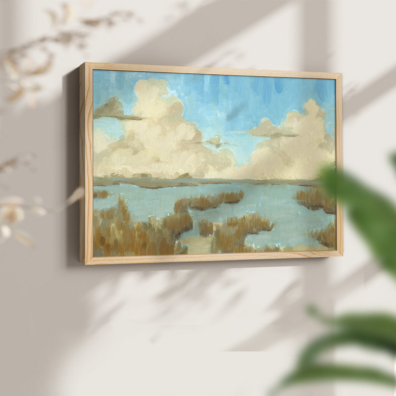«Fripp Island Water II», reproduction encadrée, H 22 po x l 28 po, Naturel