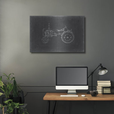 " Tractor Blueprint III " by Ethan Harper