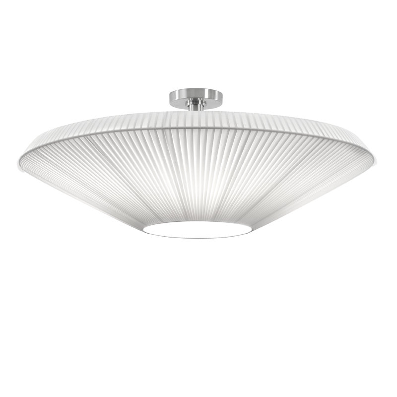 Siam 6 - Light Flush Mount, White, 6