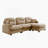Modular Sectional L Shaped Couch With Ottoman, Premium Chenille Fabric, Tufted Cushion Backrest, Ergonomic Design For Easy Installation In Various Spaces-1728725186-1728725185