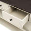 Console rétro avec deux tablettes ouvertes et tiroirs, structure en bois de pin massif pour le salon-1271383366-1271383365