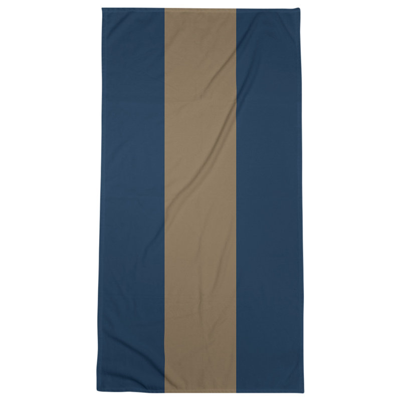 Microfiber Bath Towel, Tennessee Red Football Navy Blue/Brown