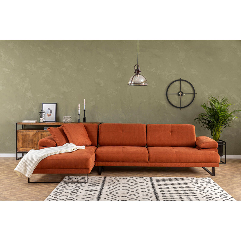 Canapé et méridienne Simmerman, H 32,7 po x l 123,6 po x P 68,5 po, Orienté à gauche (vu de face)